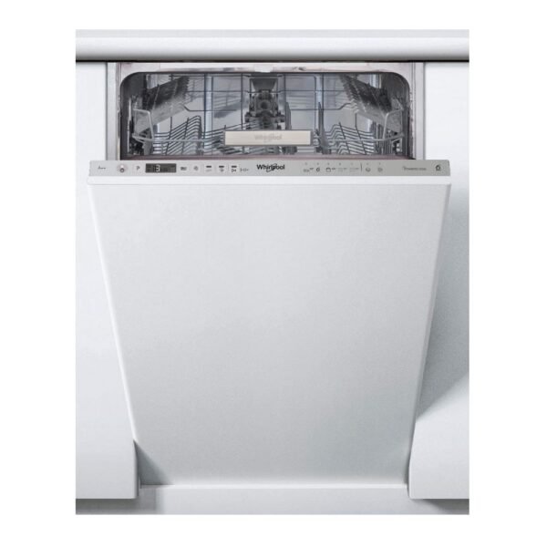 Whirlpool Slimline WSIO 3T223 PE X - Lave-vaisselle - encastrable - Niche - largeur : 45 cm - profondeur : 56 cm - hauteur : 82 cm - inox